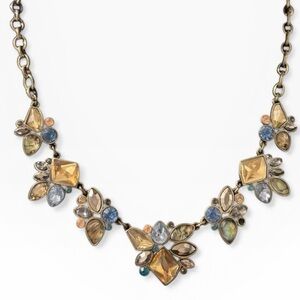 Chloe + Isabel SUNSET ON THE SEINE CLUSTER Abalone and Crystal NECKLACE 16-18in